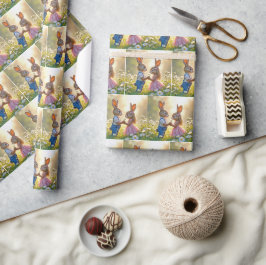 Bunny Romantik i Daisyn Fält Presentpapper