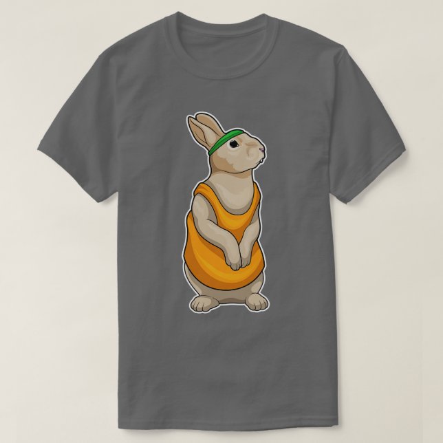 Bunny Running Fitness T Shirt (Design framsida)