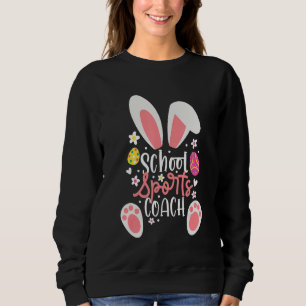 Bunny School Sports Coach Påsk Day Outfit Sports T Shirt