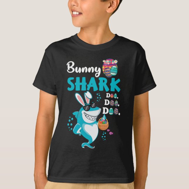 Bunny Shark Påsk Shark T Shirt (Framsida)