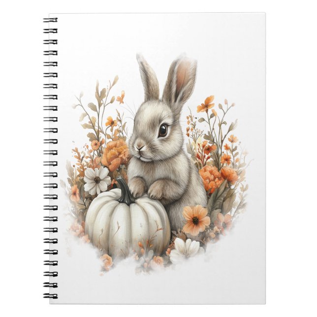 Bunny Shirt Land Pumpkin Anteckningsbok (Framsidan)