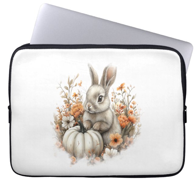 Bunny Shirt Land Pumpkin Laptop Fodral (Framsidan)