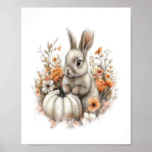 Bunny Shirt Land Pumpkin Poster (Framsidan)