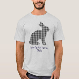 Bunny Silhouette, Påskägget Hunt Supervisor Manar T Shirt