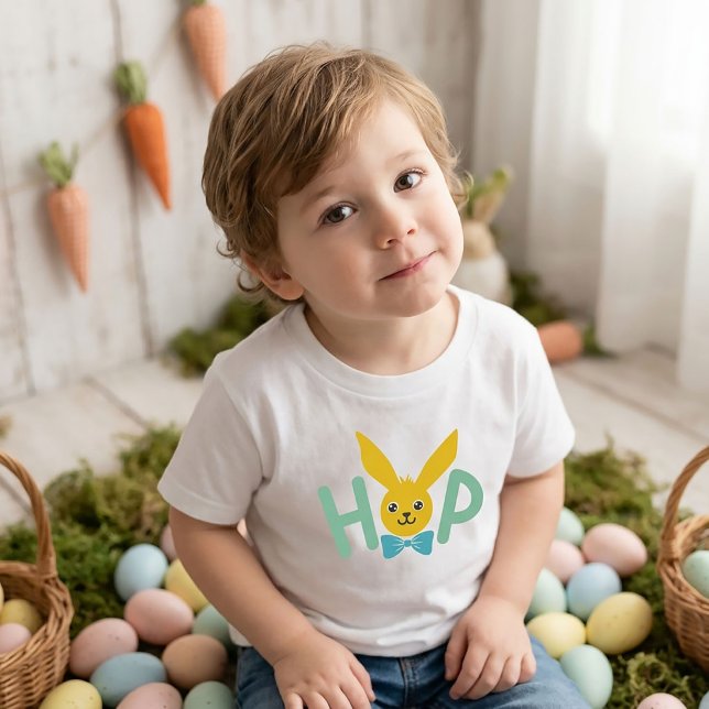 Bunny Skutt Boys Påsk T-Shirt för barn (Skapare uppladdad)