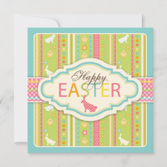 Bunny Skutt inbjudningskvadrat Inbjudningar (Framsida)