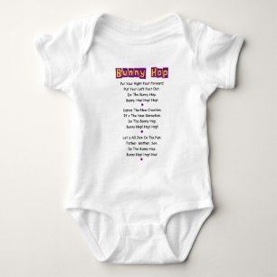 Bunny Skutt Lyrics Baby T-shirt Baby Bodydräkt