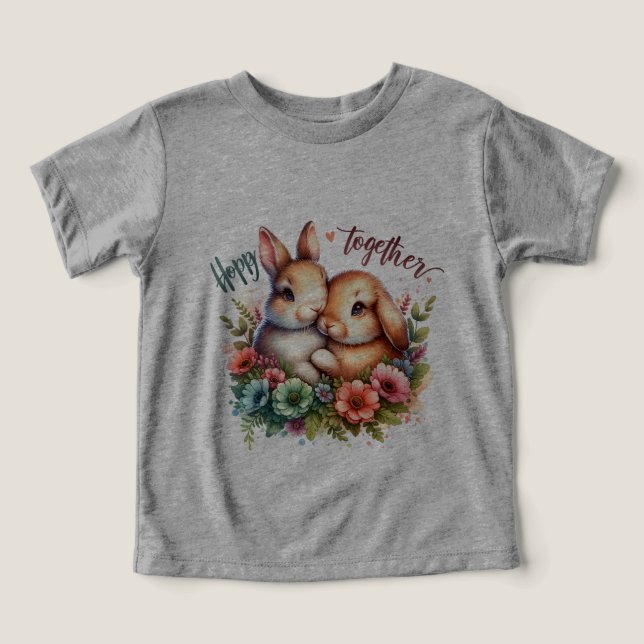 Bunny Småbarn T-Shirt - Cute and Comfortable (Design Framsida)
