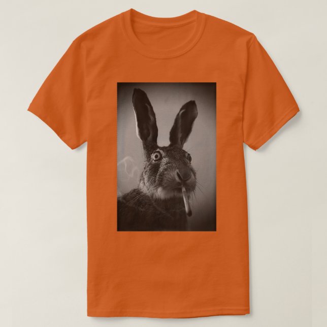 Bunny Smokes T Shirt (Design framsida)