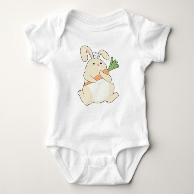 Bunny som Cook med morot T Shirt (Framsida)