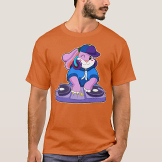 Bunny som musiker med mixer t shirt