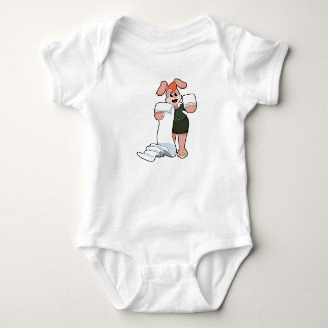 Bunny som sekreterare vid Pappra T Shirt (Framsida)