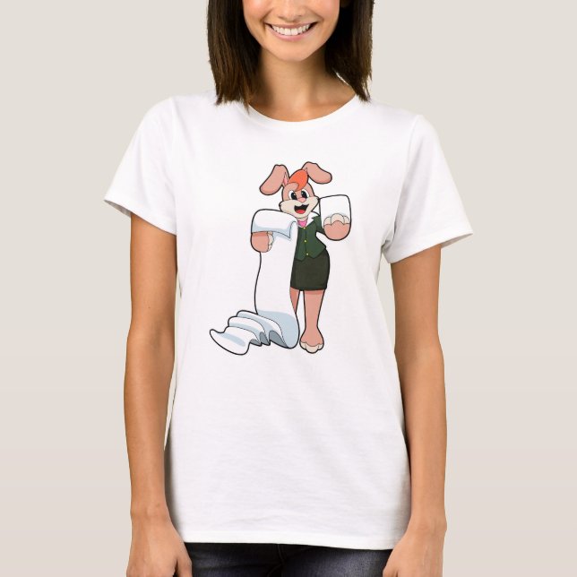 Bunny som sekreterare vid Pappra T Shirt (Framsida)