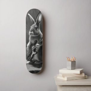 Bunny Spela en Guitar Mini Skateboard Bräda 18,5 Cm