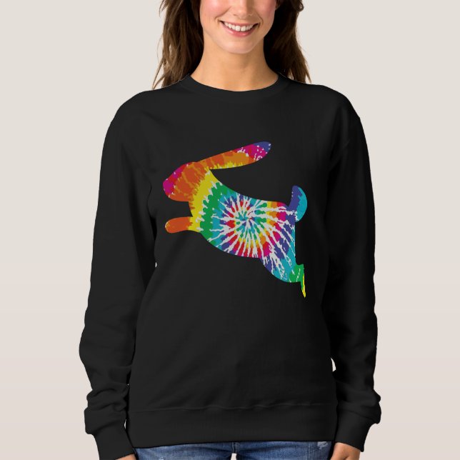 Bunny Spring Hunt Eggs Rabbit Happy Easter Day T Shirt (Framsida)