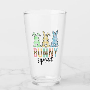 Bunny Squad Påskägg Hunt Cute Bunny Glaskopp