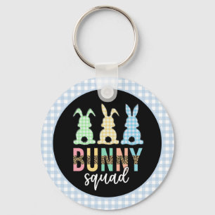 Bunny Squad   Påskägg Hunt Cute Bunny Nyckelring