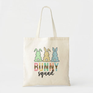 Bunny Squad   Påskägg Hunt Cute Bunny Tygkasse