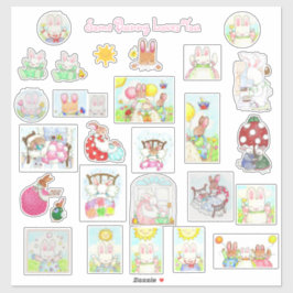 Bunny Stickers! Klistermärken