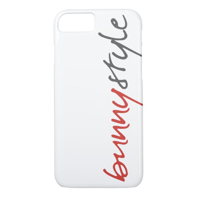 Bunny Stil - Breathe Out iPhone 7 Fodral Case-Mate iPhone Skal (Baksida)