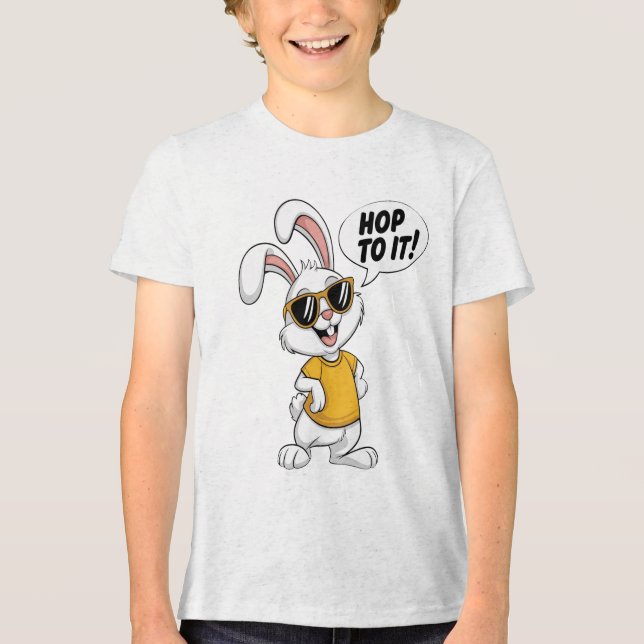 Bunny Stil: Skutt till det T Shirt (Framsida)