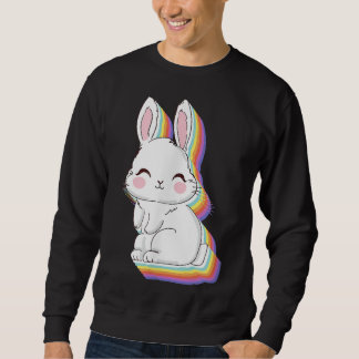 Bunny Sweater | Rabbit Älskare Team | FÖR MANAR Lång Ärmad Tröja
