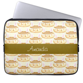 Bunny Sweet Dessert Cinnamon Bun Laptop Fodral