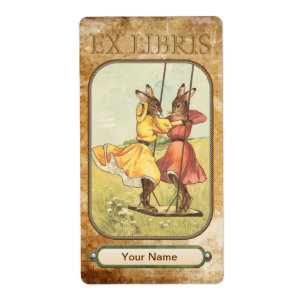 Bunny Swing Bok Plate Fraktsedel