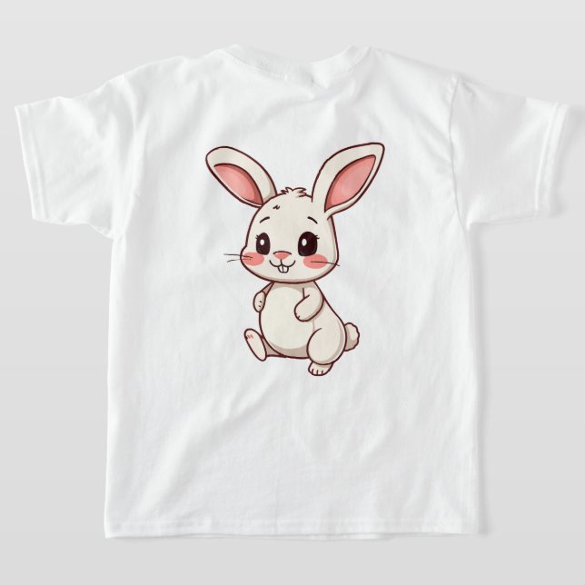  Bunny T-Shirt  (Laydown baksida )