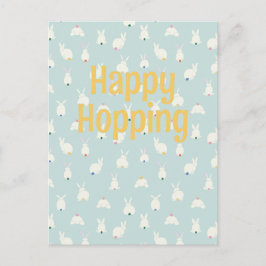 Bunny Tails Helg Vykort