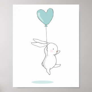 Bunny tar flyget poster