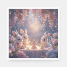 Bunny Tea Party Napkins – Dreamy Fairy Garden Pappersservett