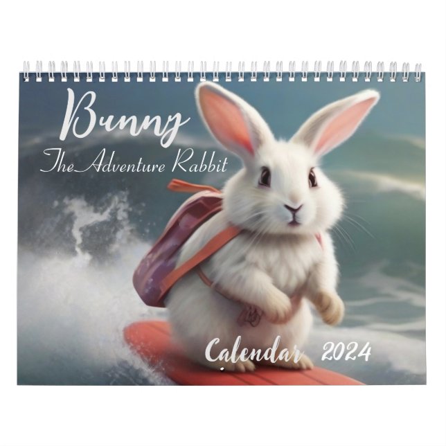 Bunny The Äventyr Rabbit 2024 Kalender (Omslag)