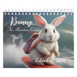 Bunny The Äventyr Rabbit 2024 Kalender