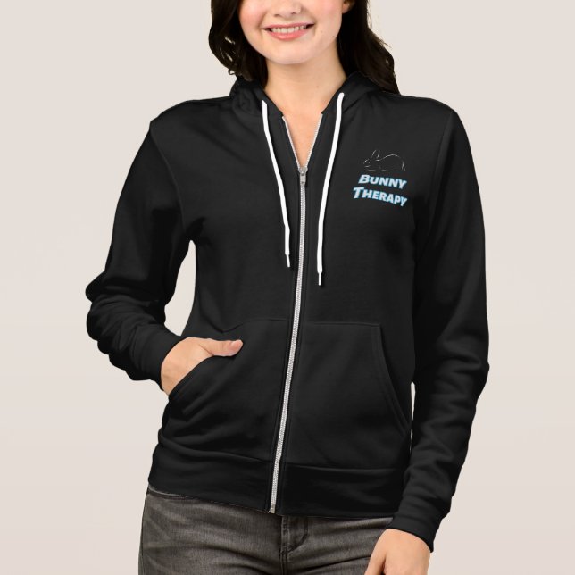 Bunny Therapy Rabbitry 2022 T Shirt (Framsida)