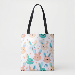 Bunny Tote Bag - Cute & Whimsical Animal Lover Tygkasse