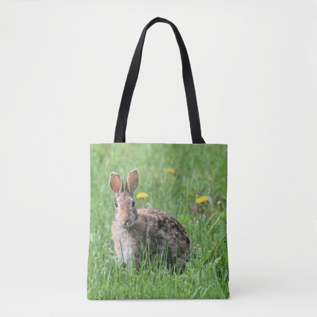 Bunny Tote Bag Tygkasse (Framsida)