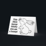 BUNNY TROR ATT DU ÄR EN HONEY *DAUGHTER* BIRTHDAY HELGKORT<br><div class="desc">HUR DU SER PÅ **DATORN *** SOM HAR EN BIRTHDAY OCH TILL OCH MED VILL HA "BUNNIER" OCH TACK FÖR ATT STOPPA MED ETT AV MINA ÅTTA LAGER.</div>