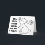 BUNNY TROR ATT DU ÄR EN HONEY *DAUGHTER* BIRTHDAY HELGKORT<br><div class="desc">HUR DU SER PÅ **DATORN *** SOM HAR EN BIRTHDAY OCH TILL OCH MED VILL HA "BUNNIER" OCH TACK FÖR ATT STOPPA MED ETT AV MINA ÅTTA LAGER.</div>