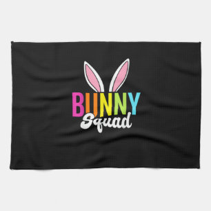 Bunny-trupp, matchande påsk-kanin öron, Påsk p Kökshandduk