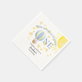 Bunny Turning en runt Sol Boys 1:a födelsedag Pappersservett