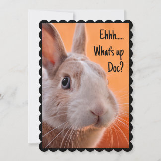 Bunny, vad är upp Doc? Platt Tillfällen-kort Julkort