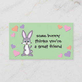 Bunny Valentine Card (utan kuvert)