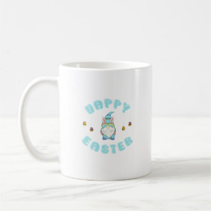 Bunny Vår Gnome Eggs Hunting Glad påsk Day Kaffemugg