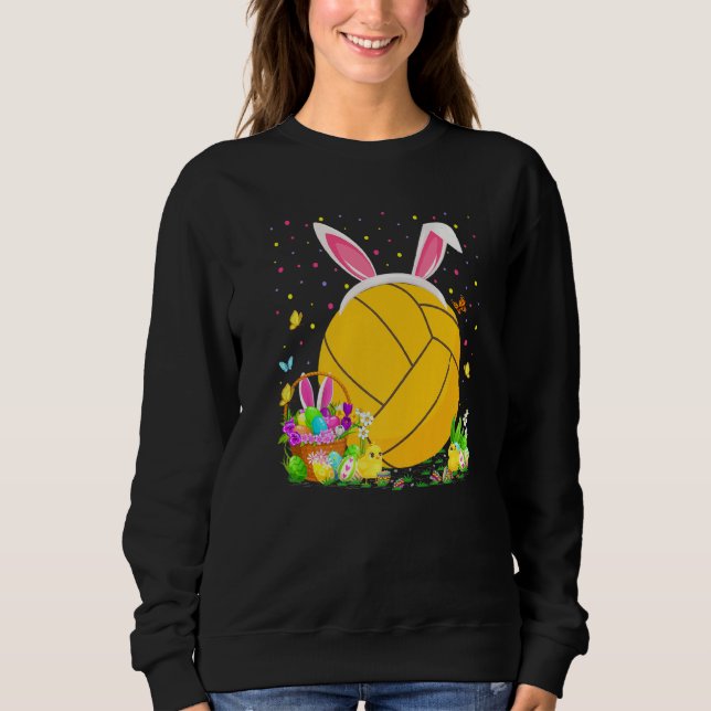 Bunny Vatten Polo Påskägg Hunt Vatten Polo Påsk T Shirt (Framsida)