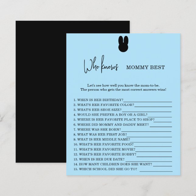 Bunny Vem vet mamma bäst (Fram/baksida)