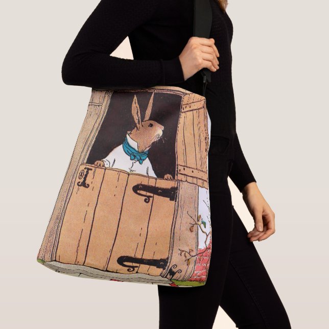 bunny vid dörrutskriften axelväska (Närbild)