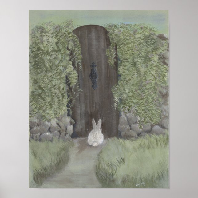 Bunny vid Grind - Skriv ut Poster (Framsidan)