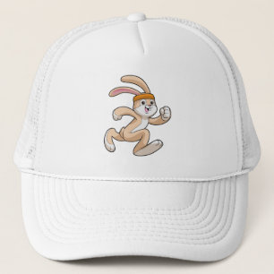 Bunny vid Running med Headband Keps