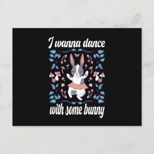 Bunny vill dansa med Dance Partner Vykort